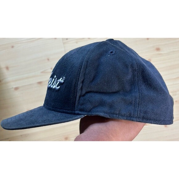 Vintage Titleist Footjoy Script New Era Wool Fitted Hat Cap Size 7 1/2 USA Blue - Picture 5 of 8